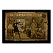 Jekyll und Hyde Poster Art Tischnummer (Rückseite)