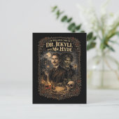 Jekyll und Hyde Postkarte (Stehend Vorderseite)