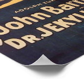 Jekyll und Hyde Vintag Movie Poster (Ecke)