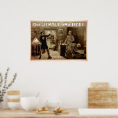 Jekyll und Hyde Vintage Poster zur Leinwand 2 (Küche)