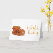 Jelabi Baby Karte (Gelbe Blume)