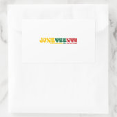 Jelebrate, Jubiläumsfeier, Rechteckiger Aufkleber (Tasche)