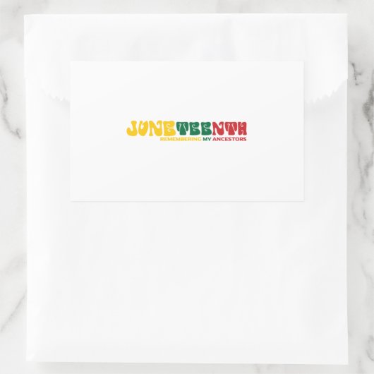 Jelebrate, Jubiläumsfeier, Rechteckiger Aufkleber (Tasche)