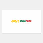 Jelebrate, Jubiläumsfeier, Rechteckiger Aufkleber (Vorderseite)