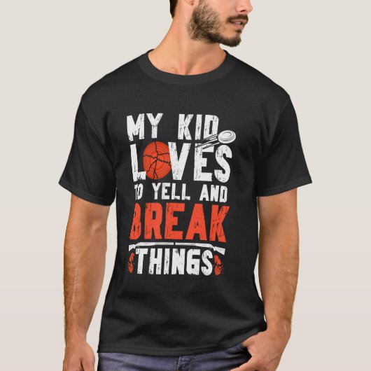 Jell and Break Things Trap Shooting Vater Trap Sho T-Shirt (Vorderseite)
