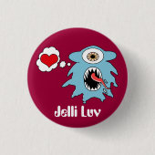 Jelli Luv Knopf Button (Vorderseite)