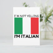 JELLING ITALIENISCH DANKESKARTE (Stehend Vorderseite)