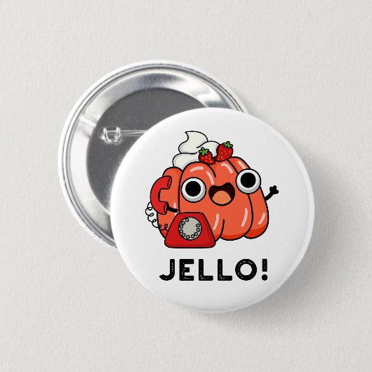 Jello Funny Jello on Phone Pub Button (Vorne & Hinten)