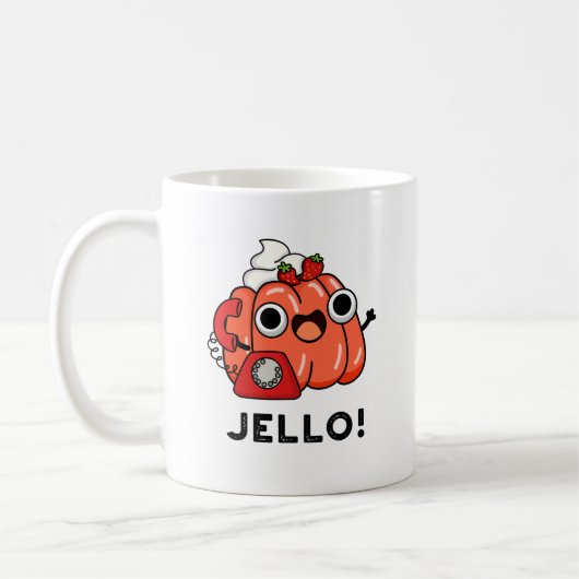 Jello Funny Jello on Phone Pub Kaffeetasse (Links)