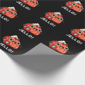 Jello Funny Jello on Phone Puck Dark BG Geschenkpapier (Ecke)