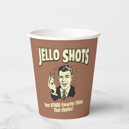 Jello Shots: Andere Lieblingssache Pappbecher (Vorderseite)