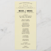 JELLOW WEDDING PROGRAMM | VINTAGE ELEGANZ (Rückseite)