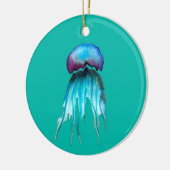 Jelly Aquarell farbenfroh, modern im Wasser Keramik Ornament (Links)