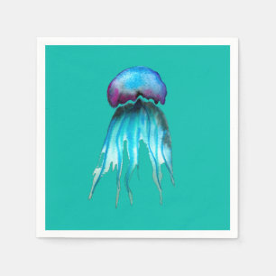 Jelly Aquarell farbenfroh, modern im Wasser Serviette