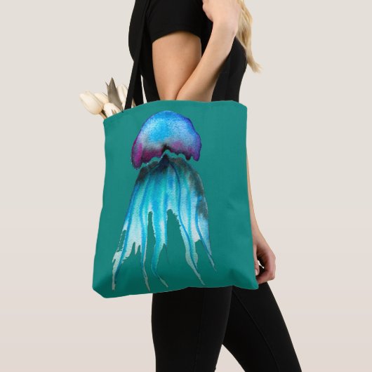 Jelly Aquarell farbenfroh, modern im Wasser Tasche (Von Nahem)