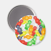 Jelly Babies Magnet (Vorderseite/Rückseite)
