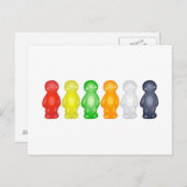Jelly Babies Postkarte (Vorne/Hinten)