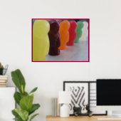 Jelly Babys auf Parade - Poster (Heimbüro)