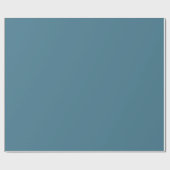Jelly Bean Blue Solid Color Geschenkpapier (Flach)