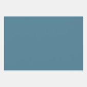 Jelly Bean Blue Solid Color Geschenkpapier Set (Vorderseite)