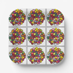 Jelly Bean Bunte Jelly Bean Party Pappteller