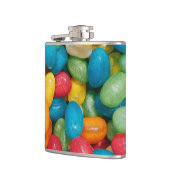 Jelly Bean Candies Colorful Flachmann (Links)