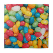 Jelly Bean Candies Colorful Fliese (Vorderseite)