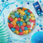 Jelly Bean Candies Colorful Pappteller (Party)