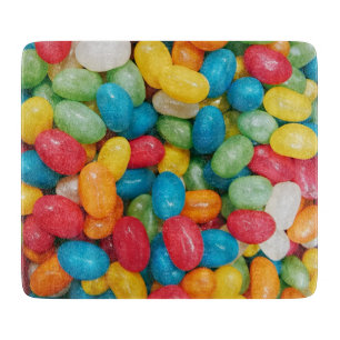Jelly Bean Candies Colorful Schneidebrett