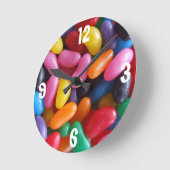 Jelly Bean Clock Runde Wanduhr (Winkel)
