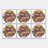 Jelly Bean Colorful Jelly Bean Geschenkpapier Set (Vorderseite 2)