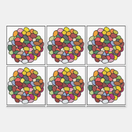 Jelly Bean Colorful Jelly Bean Geschenkpapier Set