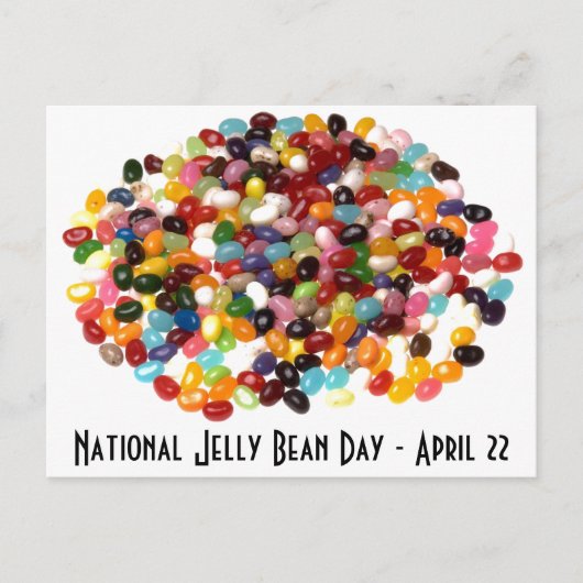 Jelly Bean Day Postkarte (Vorderseite)