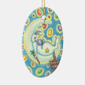 JELLY BEAN DREAMS EASTER BUNNY ORNAMENT Oval (Rechts)