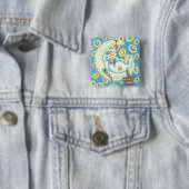 JELLY BEAN DREAMS EASTER BUNNY RABBIT BUTTON Squ (Beispiel)