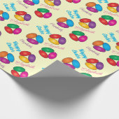 Jelly Bean Easter Candy Geschenkpapier (Ecke)