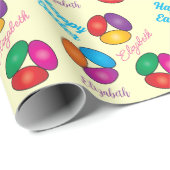 Jelly Bean Easter Candy Geschenkpapier (Rolleneckpunkt)