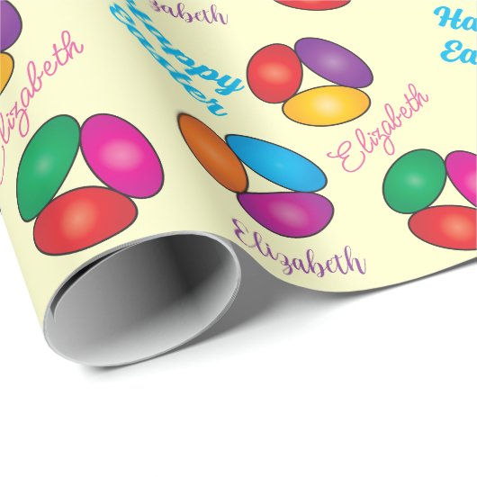 Jelly Bean Easter Candy Geschenkpapier (Rolleneckpunkt)
