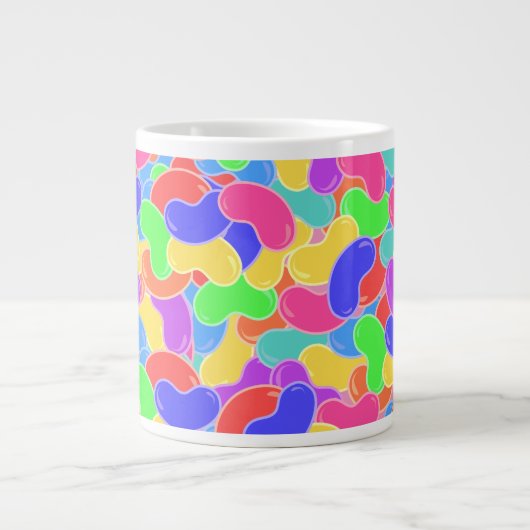 Jelly Bean Explosion Jumbo-Tasse (Vorderseite)