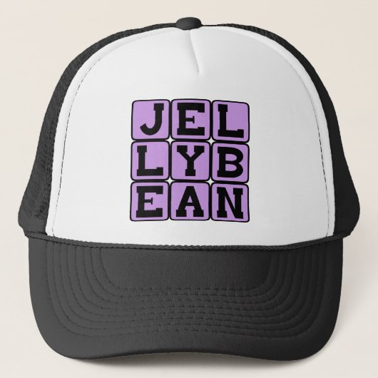 Jelly Bean, Flavored Candy Truckerkappe (Vorderseite)