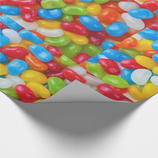Jelly Bean Foto Geschenkpapier (Ecke)