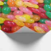 Jelly Bean Foto Geschenkpapier (Ecke)