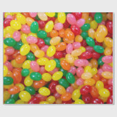 Jelly Bean Foto Geschenkpapier (Flach)