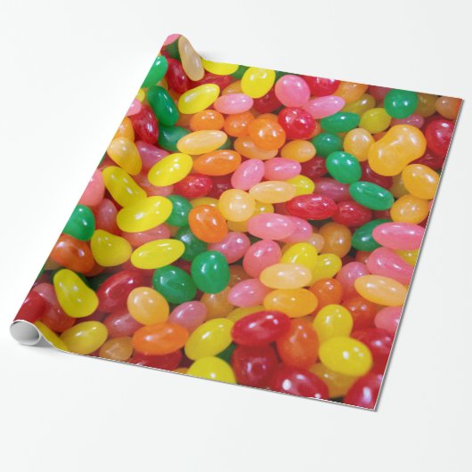 Jelly Bean Foto Geschenkpapier (Ungerollt)