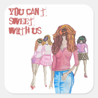 Jelly Bean Girls Sticker