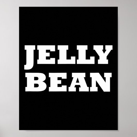 Jelly Bean Halloween Easy Costume Niedlich Fun Par Poster (Vorne)