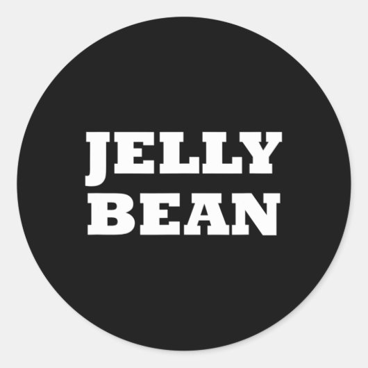 Jelly Bean Halloween Easy Costume Niedlich Fun Par Runder Aufkleber (Vorderseite)