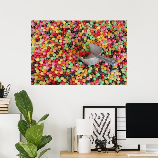 Jelly Bean Heaven Canvas Print Poster (Heimbüro)