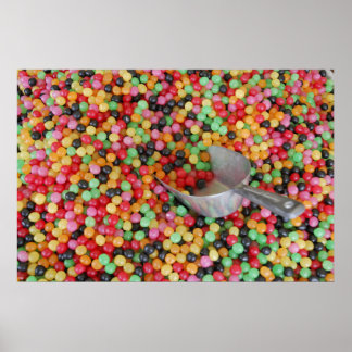 Jelly Bean Heaven Canvas Print Poster