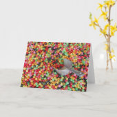 Jelly Bean Heaven greeting Card Karte (Gelbe Blume)